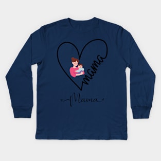 mothers day Kids Long Sleeve T-Shirt